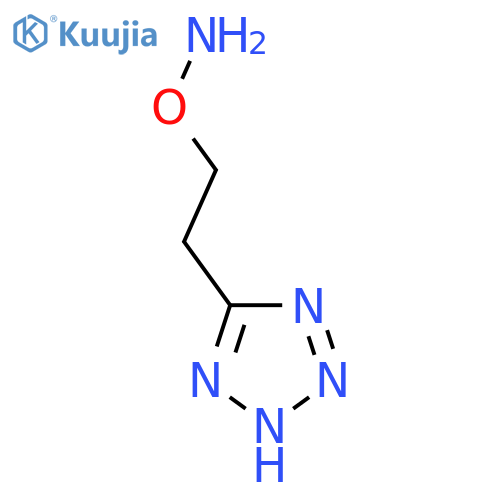 O-2-(1H-1,2,3,4-tetrazol-5-yl)ethylhydroxylamine structure
