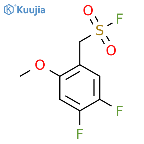 (4,5-difluoro-2-methoxyphenyl)methanesulfonyl fluoride structure