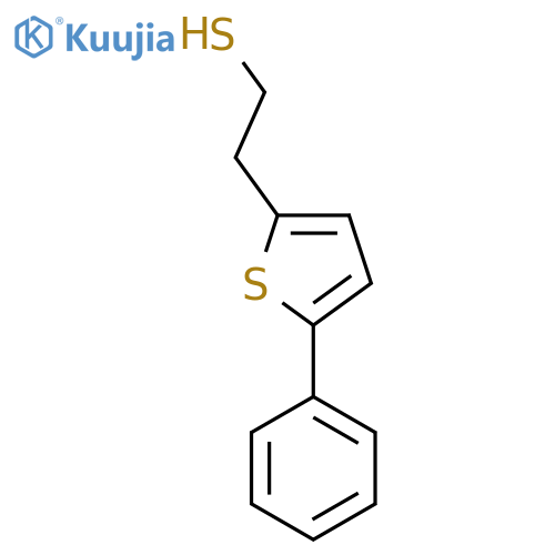 2-(5-phenylthiophen-2-yl)ethane-1-thiol structure