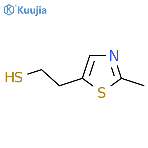 2-(2-methyl-1,3-thiazol-5-yl)ethane-1-thiol structure