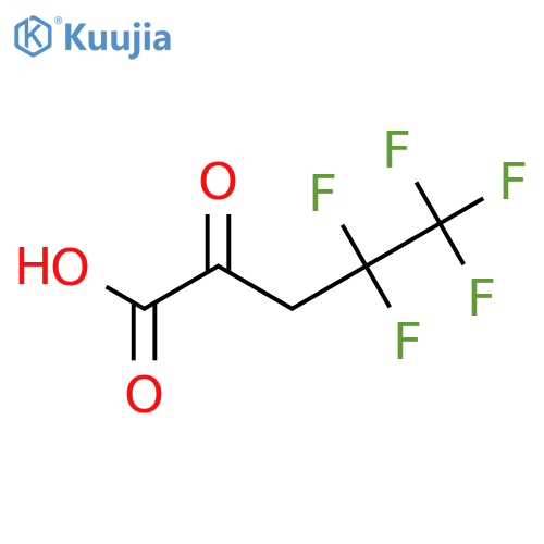 4,4,5,5,5-pentafluoro-2-oxopentanoic acid structure