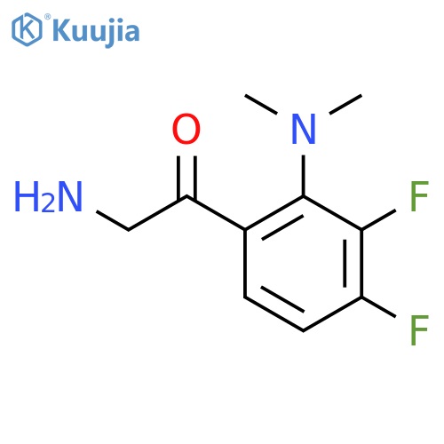 2-amino-1-2-(dimethylamino)-3,4-difluorophenylethan-1-one structure