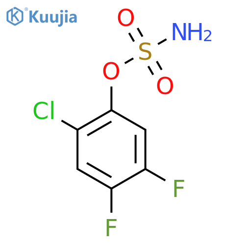 2-Chloro-4,5-difluorophenyl sulfamate structure