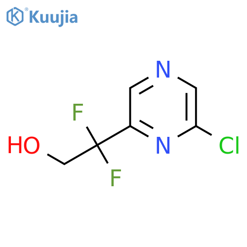 2-(6-chloropyrazin-2-yl)-2,2-difluoroethan-1-ol structure