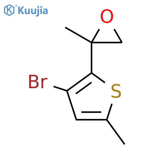 2-(3-bromo-5-methylthiophen-2-yl)-2-methyloxirane structure