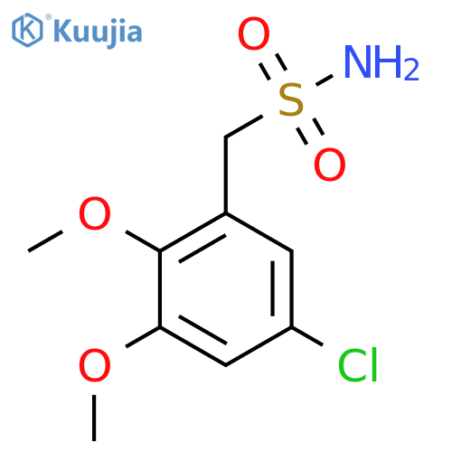 (5-chloro-2,3-dimethoxyphenyl)methanesulfonamide structure