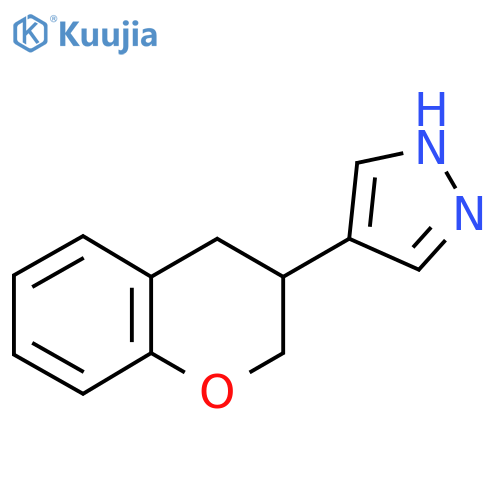 4-(3,4-dihydro-2H-1-benzopyran-3-yl)-1H-pyrazole structure