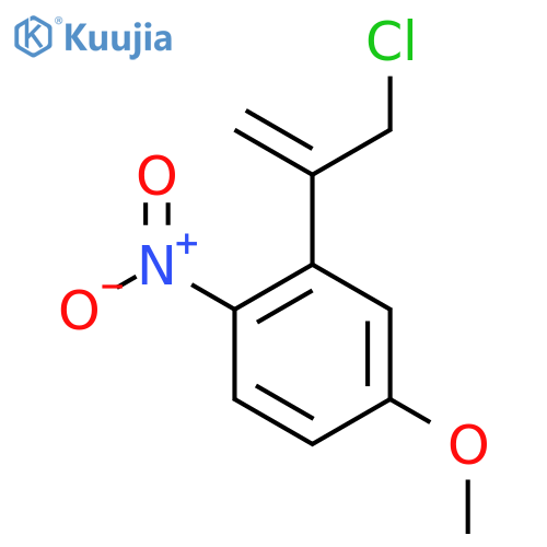 2-(3-Chloroprop-1-en-2-yl)-4-methoxy-1-nitrobenzene structure
