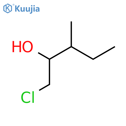1-chloro-3-methylpentan-2-ol structure