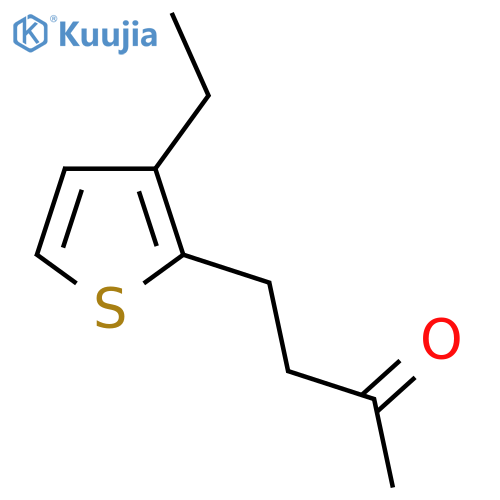 4-(3-ethylthiophen-2-yl)butan-2-one structure