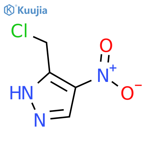 3-(chloromethyl)-4-nitro-1H-pyrazole structure