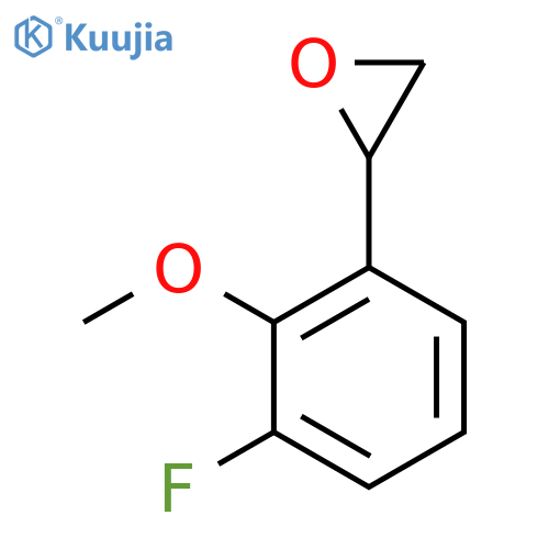 2-(3-fluoro-2-methoxyphenyl)oxirane structure