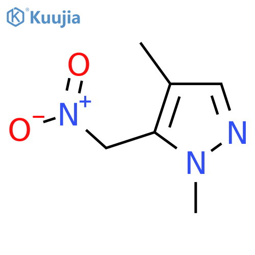 1,4-dimethyl-5-(nitromethyl)-1H-pyrazole structure