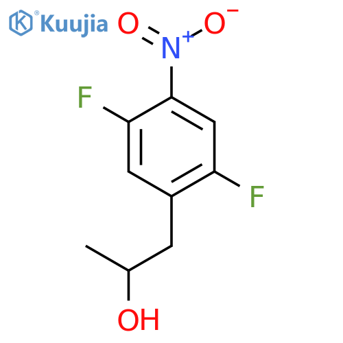 1-(2,5-difluoro-4-nitrophenyl)propan-2-ol structure