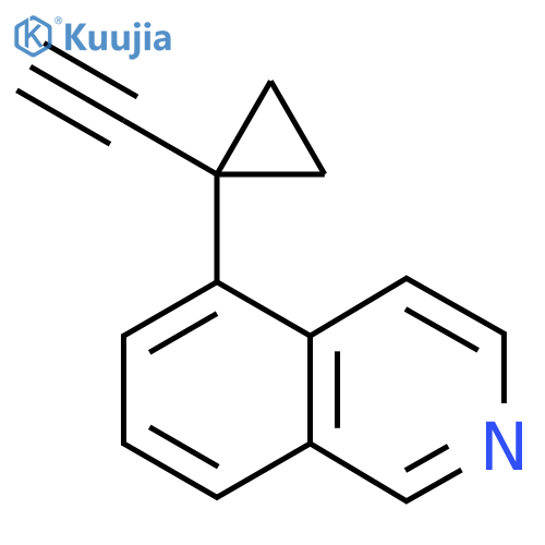 5-(1-ethynylcyclopropyl)isoquinoline structure