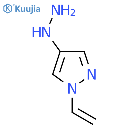 1-ethenyl-4-hydrazinyl-1H-pyrazole structure