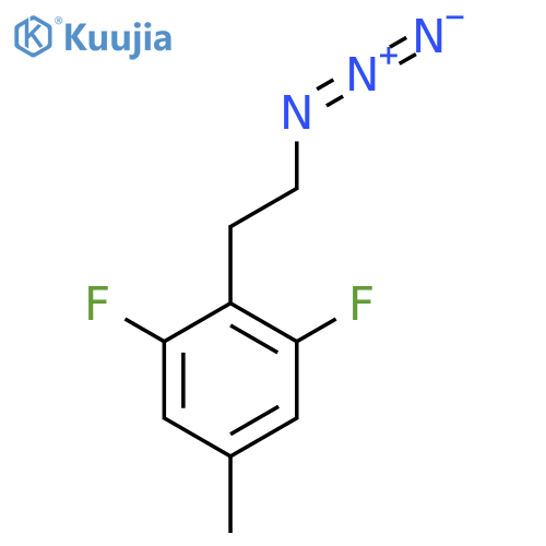 2-(2-azidoethyl)-1,3-difluoro-5-methylbenzene structure