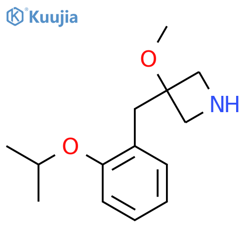 3-methoxy-3-{2-(propan-2-yloxy)phenylmethyl}azetidine structure
