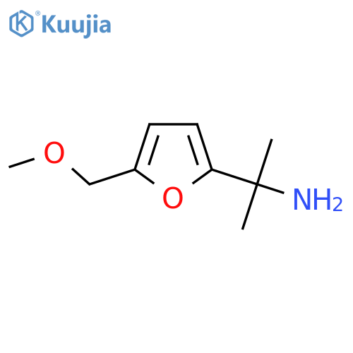 2-[5-(Methoxymethyl)furan-2-yl]propan-2-amine structure