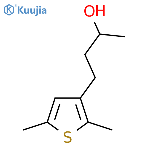 4-(2,5-dimethylthiophen-3-yl)butan-2-ol structure
