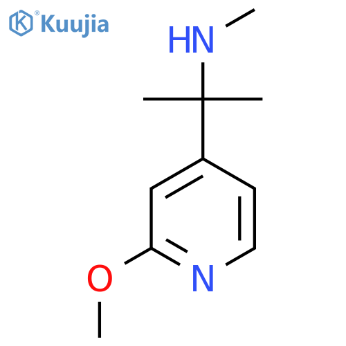 2-(2-methoxypyridin-4-yl)propan-2-yl(methyl)amine structure