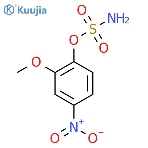 2-methoxy-4-nitrophenyl sulfamate structure