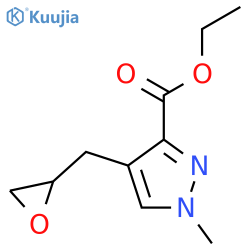 ethyl 1-methyl-4-(oxiran-2-yl)methyl-1H-pyrazole-3-carboxylate structure
