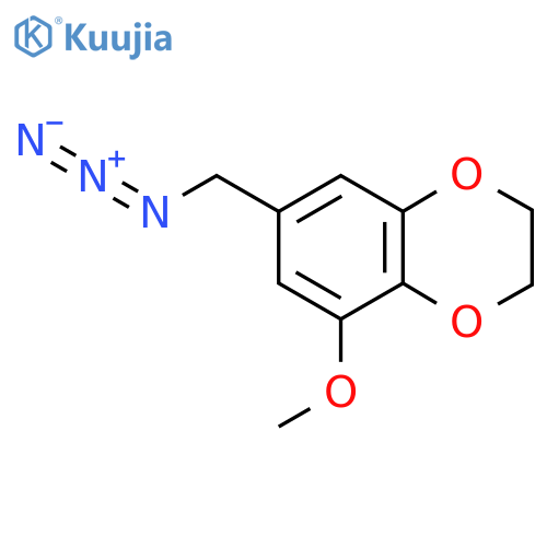 7-(azidomethyl)-5-methoxy-2,3-dihydro-1,4-benzodioxine structure