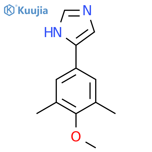 4-(4-methoxy-3,5-dimethylphenyl)-1H-imidazole structure
