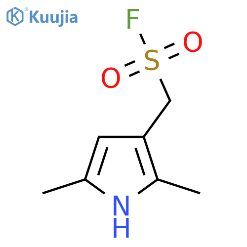 (2,5-dimethyl-1H-pyrrol-3-yl)methanesulfonyl fluoride structure
