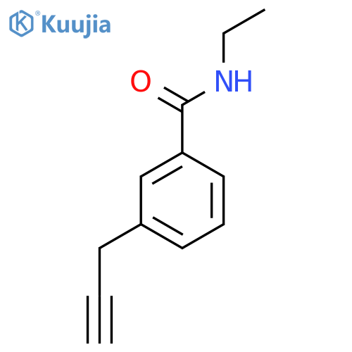N-ethyl-3-(prop-2-yn-1-yl)benzamide structure