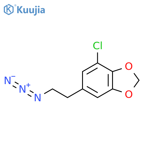 6-(2-azidoethyl)-4-chloro-1,3-dioxaindane structure