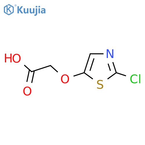 2-(2-chloro-1,3-thiazol-5-yl)oxyacetic acid structure