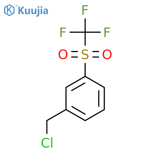 1-(chloromethyl)-3-trifluoromethanesulfonylbenzene structure
