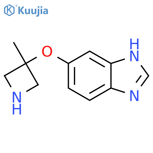 5-(3-methylazetidin-3-yl)oxy-1H-1,3-benzodiazole structure