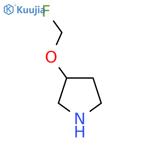 3-(fluoromethoxy)pyrrolidine structure