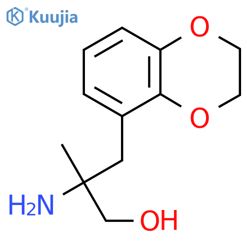 2-amino-3-(2,3-dihydro-1,4-benzodioxin-5-yl)-2-methylpropan-1-ol structure