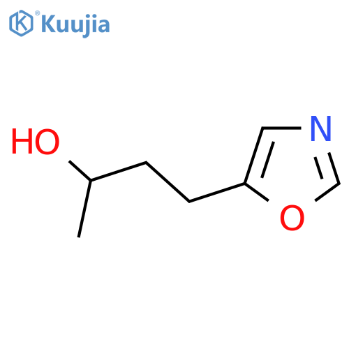 4-(1,3-Oxazol-5-yl)butan-2-ol structure