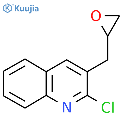 2-chloro-3-(oxiran-2-yl)methylquinoline structure