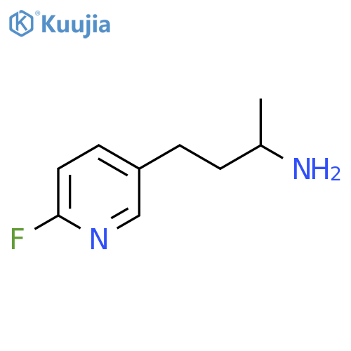 4-(6-fluoropyridin-3-yl)butan-2-amine structure