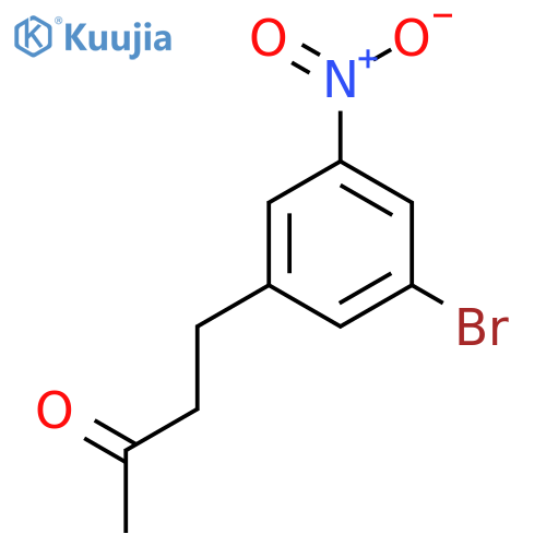 4-(3-bromo-5-nitrophenyl)butan-2-one structure