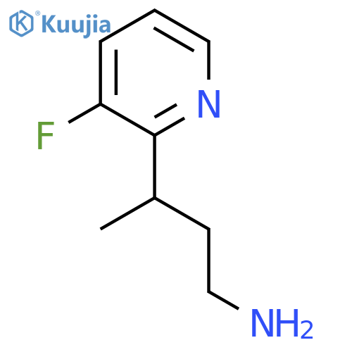 3-(3-fluoropyridin-2-yl)butan-1-amine structure