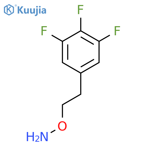 O-2-(3,4,5-trifluorophenyl)ethylhydroxylamine structure