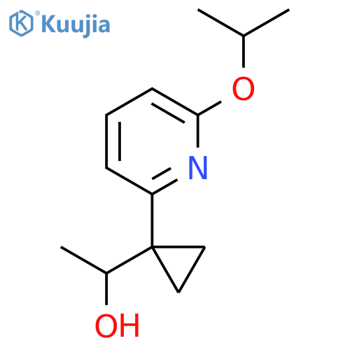 1-{1-6-(propan-2-yloxy)pyridin-2-ylcyclopropyl}ethan-1-ol structure