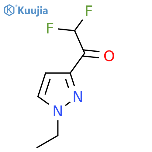 1-(1-ethyl-1H-pyrazol-3-yl)-2,2-difluoroethan-1-one structure