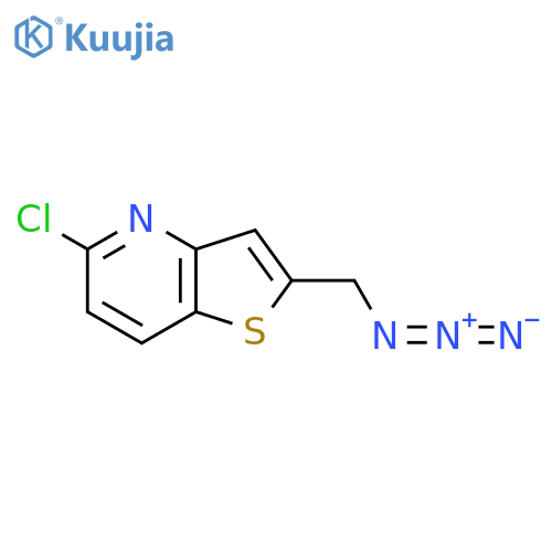2-(azidomethyl)-5-chlorothieno3,2-bpyridine structure