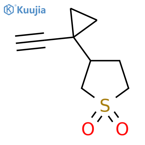 3-(1-ethynylcyclopropyl)-1lambda6-thiolane-1,1-dione structure