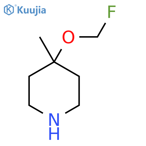 4-(fluoromethoxy)-4-methylpiperidine structure