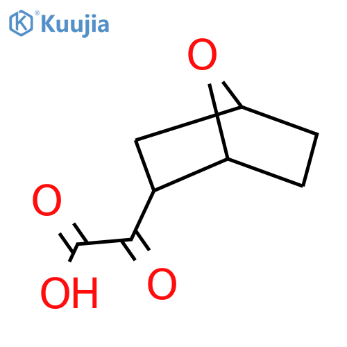 2-{7-oxabicyclo2.2.1heptan-2-yl}-2-oxoacetic acid structure