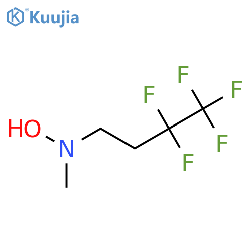 N-methyl-N-(3,3,4,4,4-pentafluorobutyl)hydroxylamine structure